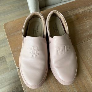 MARK NASON BY SKECHERS WOMEN'S RAZON HASHTAG ME SLIP ON SHOES PINK 8 M US 68805